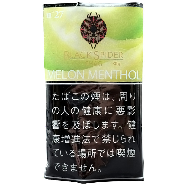 Black Spider Shag Melon Menthol 30g装